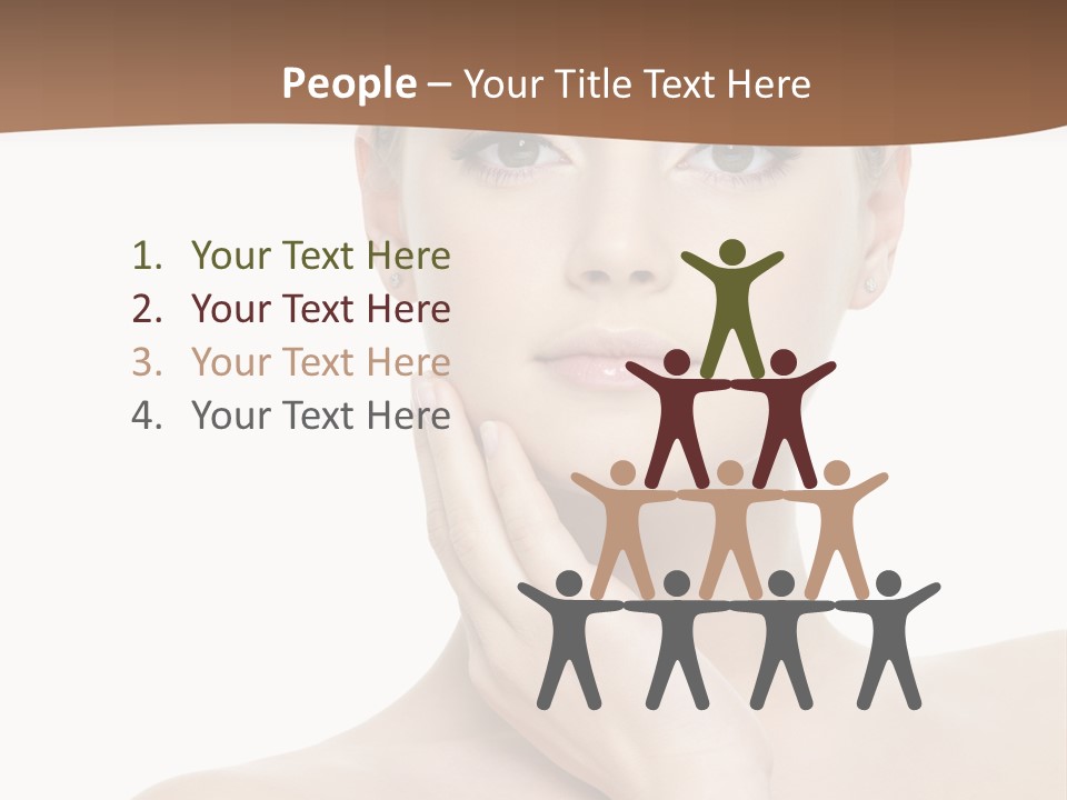Studio Sensuality Woman PowerPoint Template