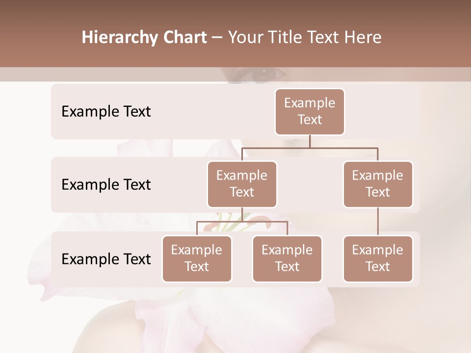 Flower Young Face PowerPoint Template