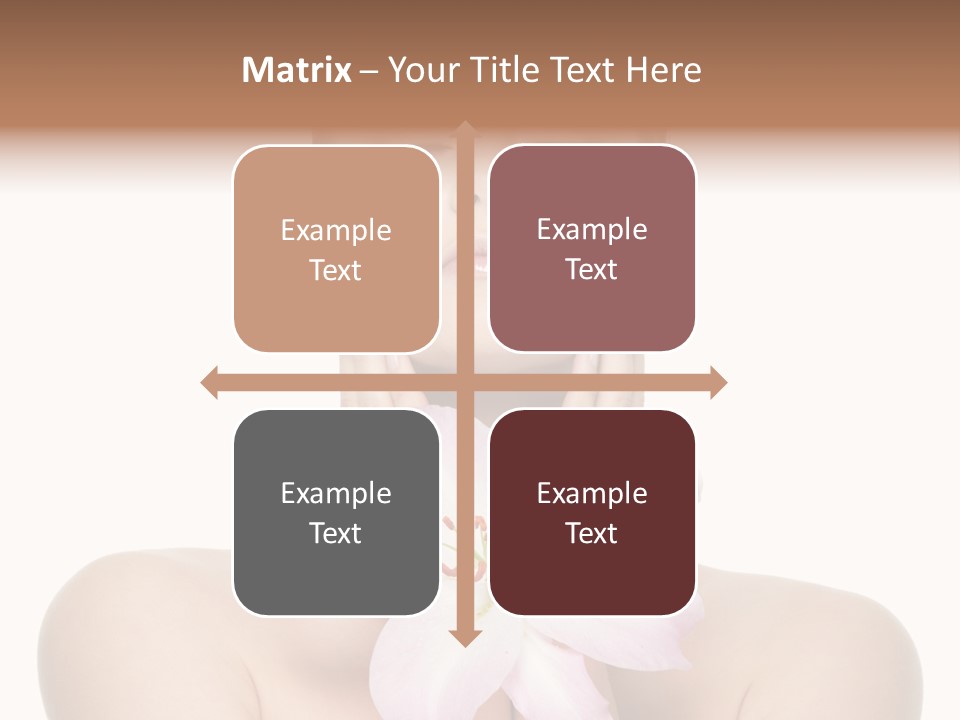 Isolated Skincare White Background PowerPoint Template