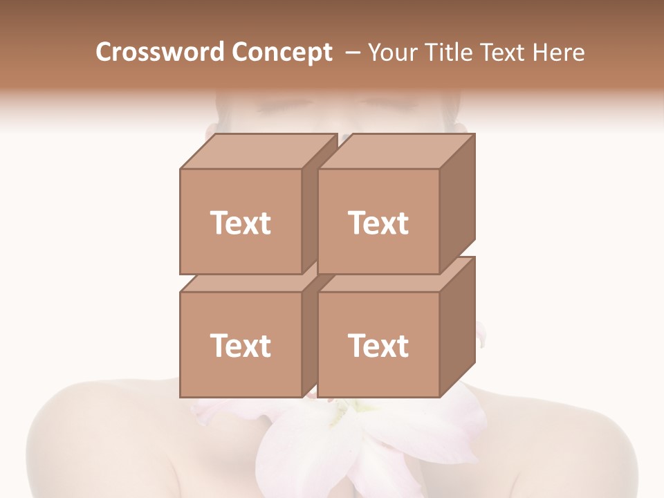 Isolated Skincare White Background PowerPoint Template