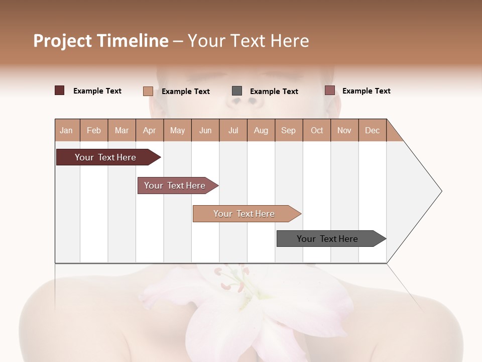 Isolated Skincare White Background PowerPoint Template