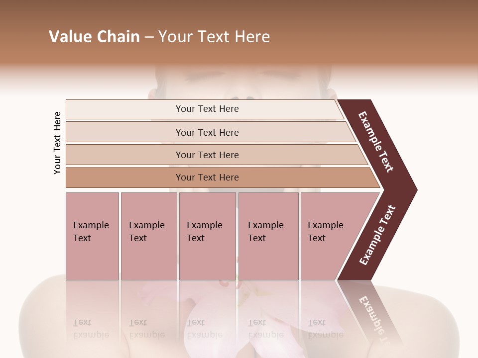 Isolated Skincare White Background PowerPoint Template
