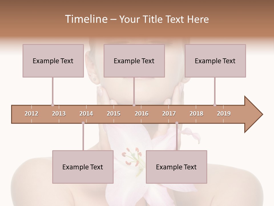 Isolated Skincare White Background PowerPoint Template