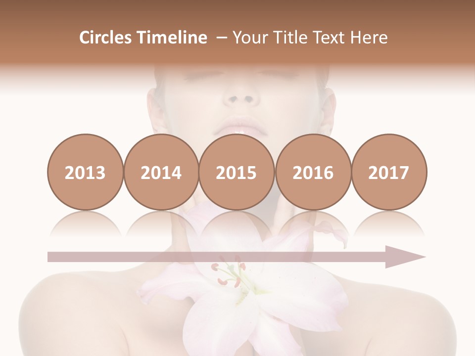 Isolated Skincare White Background PowerPoint Template