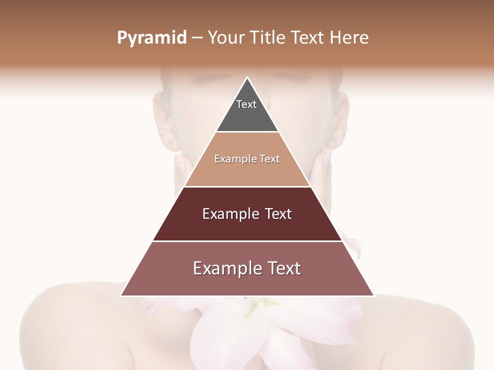 Isolated Skincare White Background PowerPoint Template