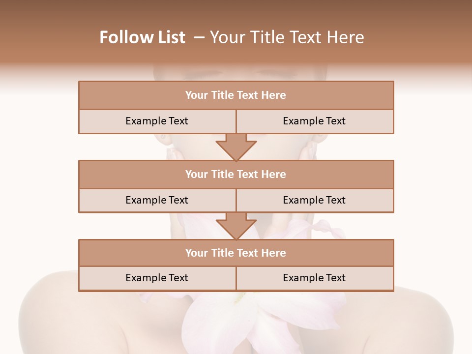 Isolated Skincare White Background PowerPoint Template