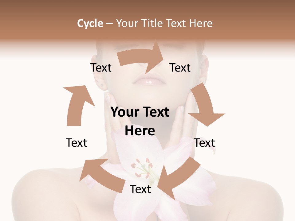 Isolated Skincare White Background PowerPoint Template