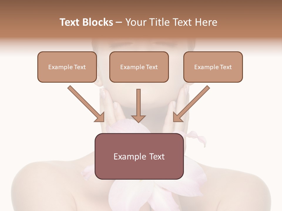 Isolated Skincare White Background PowerPoint Template