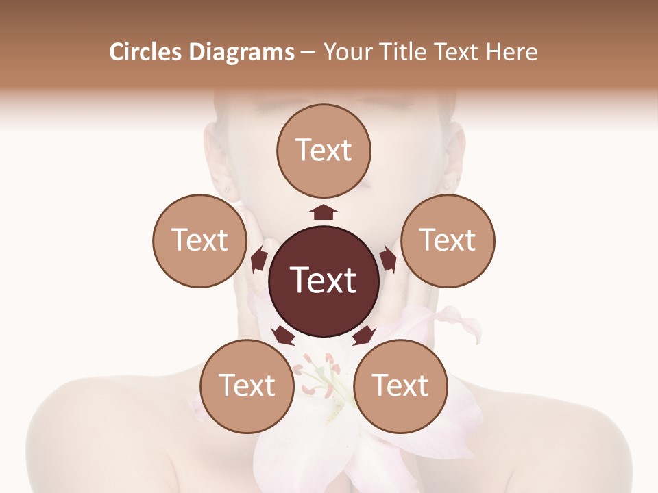 Isolated Skincare White Background PowerPoint Template