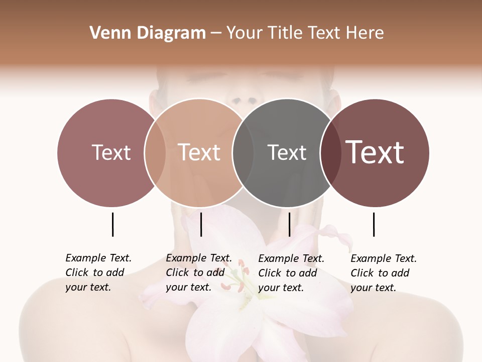 Isolated Skincare White Background PowerPoint Template