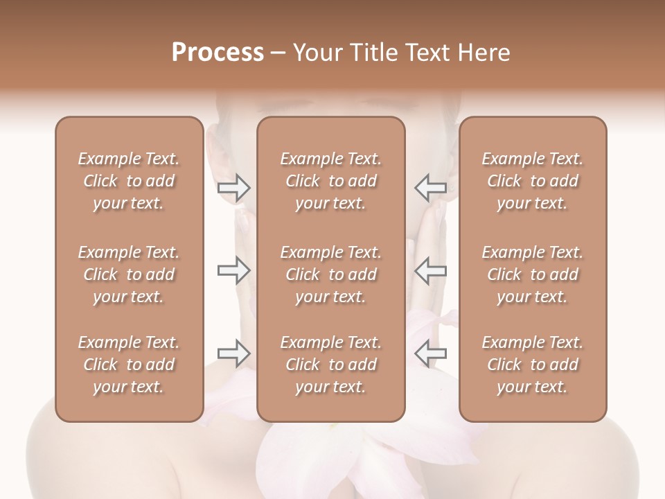 Isolated Skincare White Background PowerPoint Template