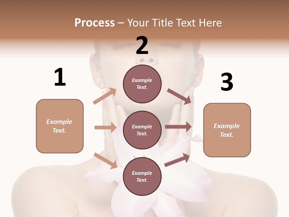 Isolated Skincare White Background PowerPoint Template