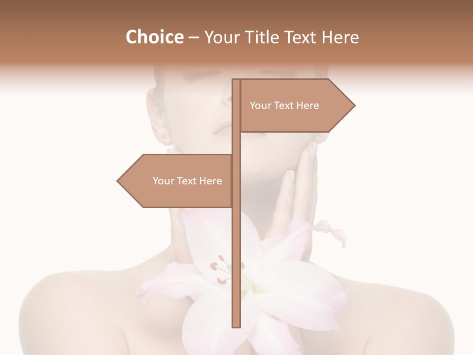 Isolated Skincare White Background PowerPoint Template