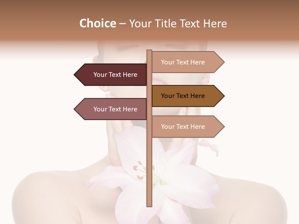 Isolated Skincare White Background PowerPoint Template