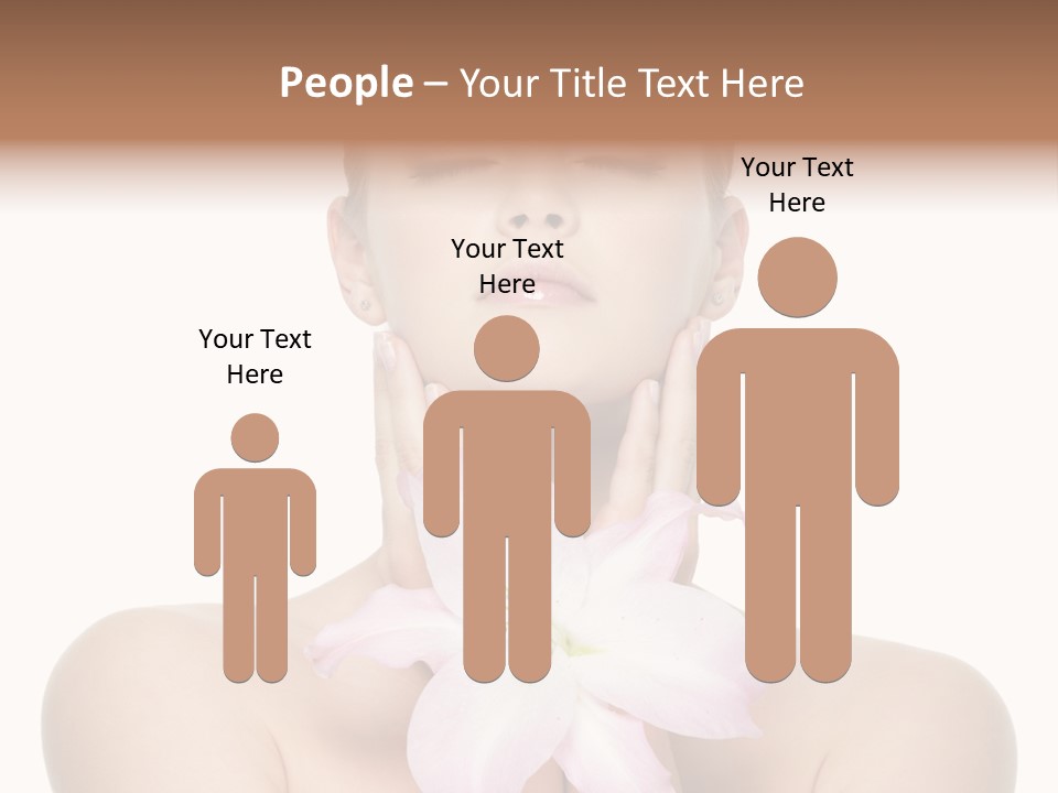 Isolated Skincare White Background PowerPoint Template