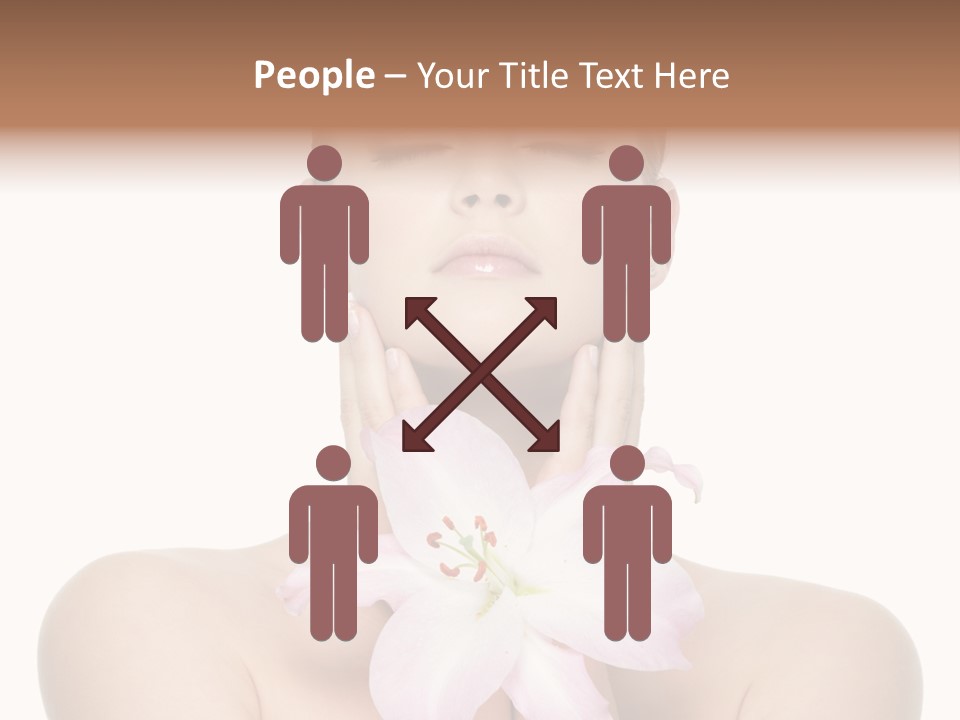 Isolated Skincare White Background PowerPoint Template