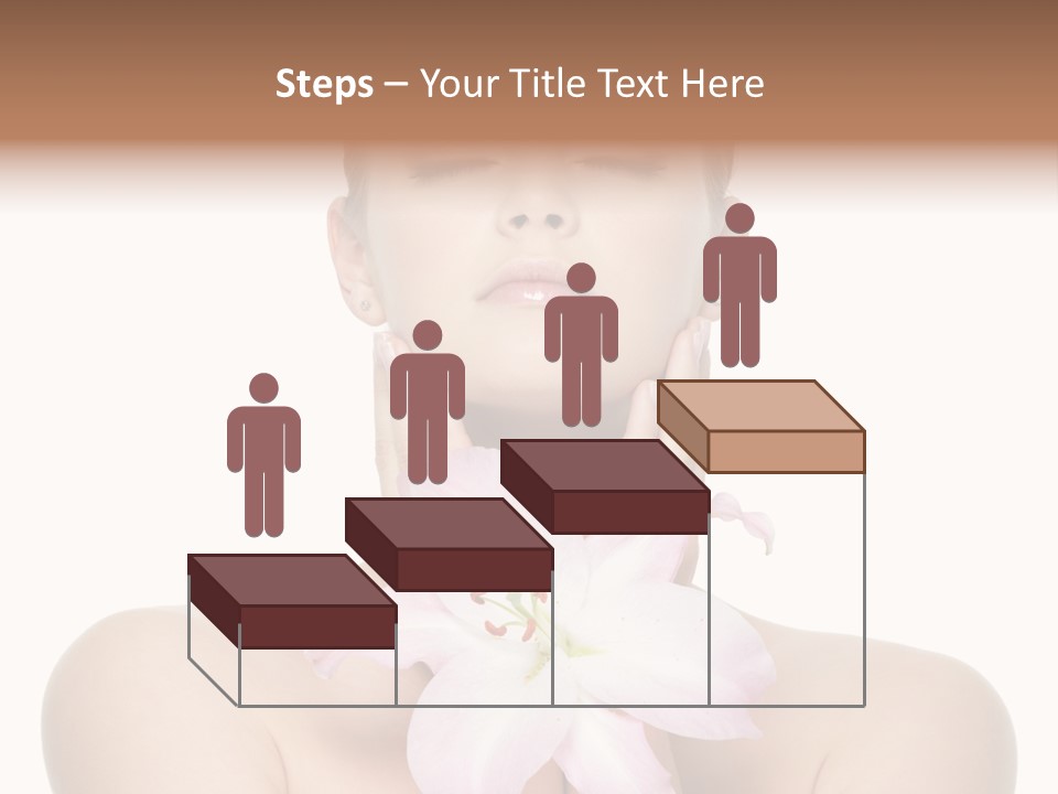 Isolated Skincare White Background PowerPoint Template