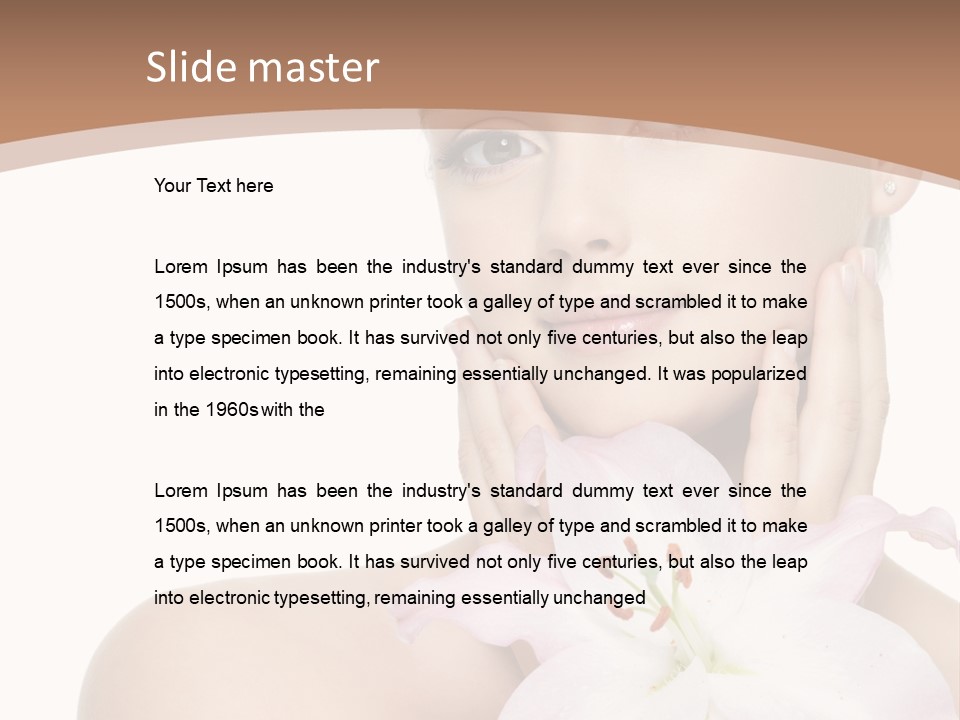 Smile Teenager Young PowerPoint Template