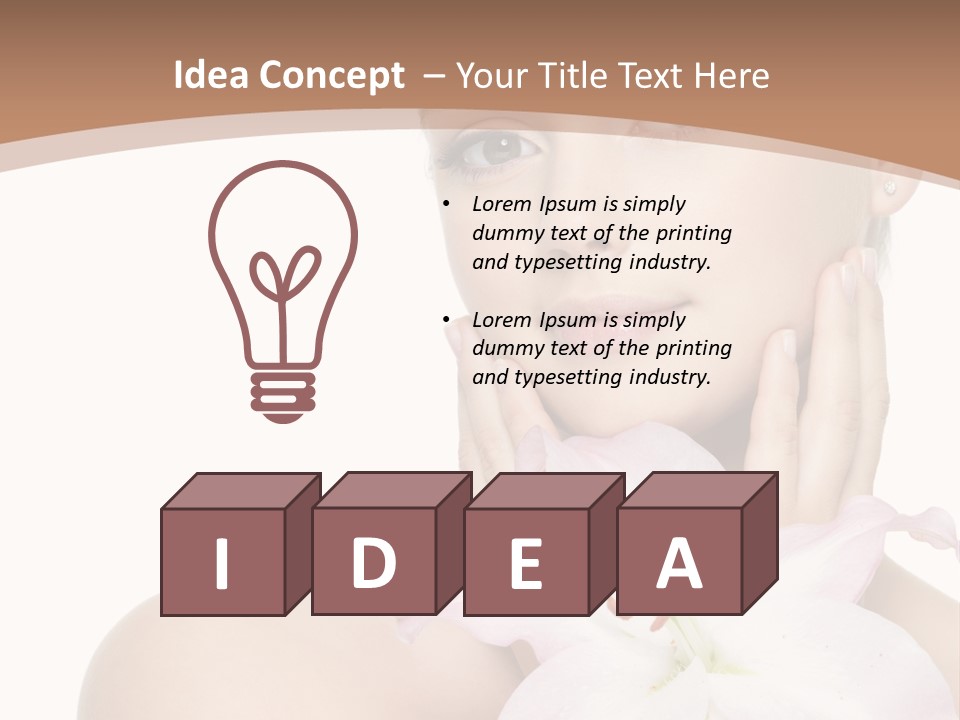 Smile Teenager Young PowerPoint Template