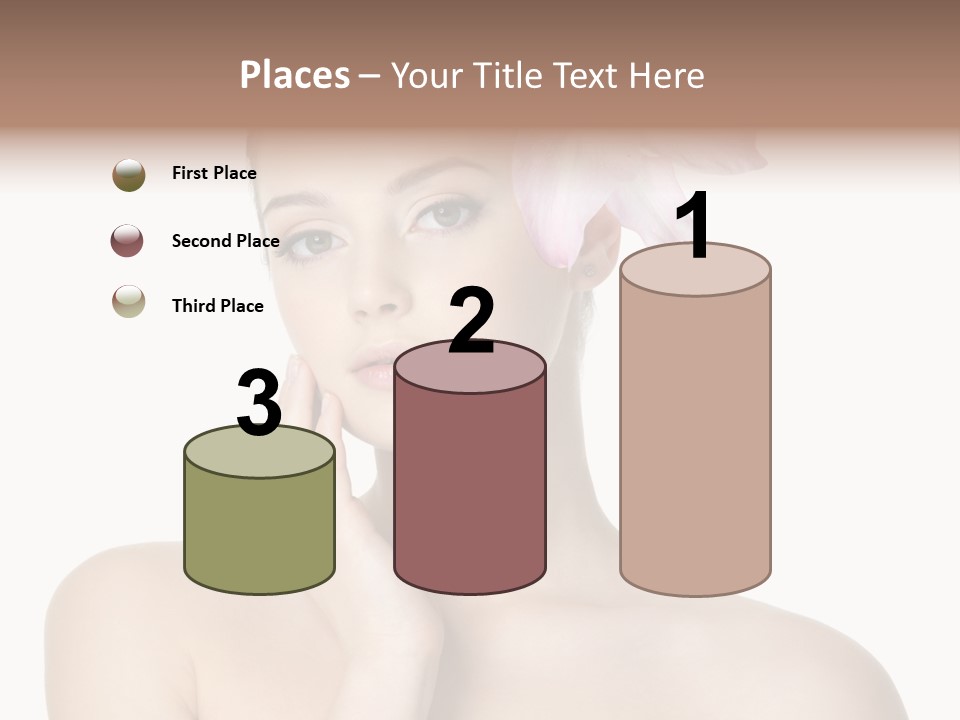 High Key Portrait White Background PowerPoint Template