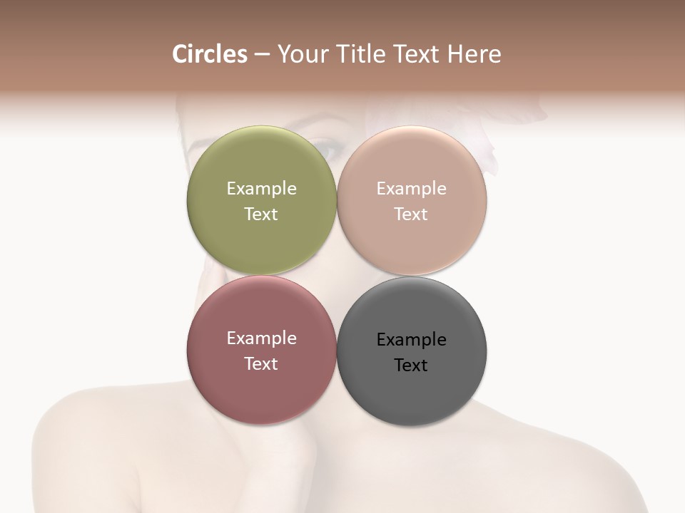 High Key Portrait White Background PowerPoint Template