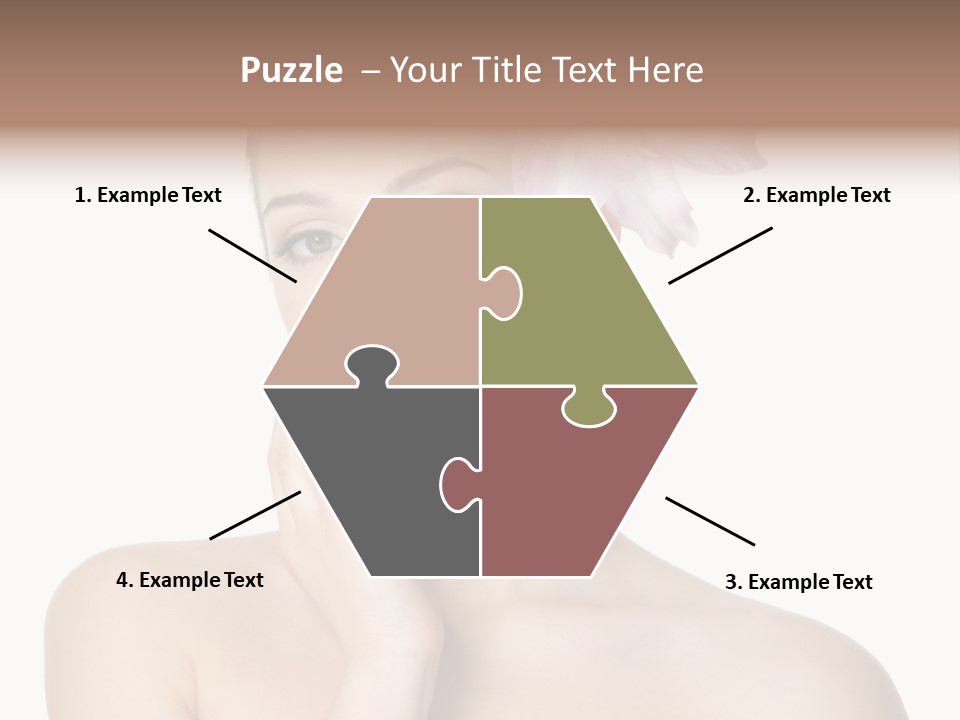 High Key Portrait White Background PowerPoint Template