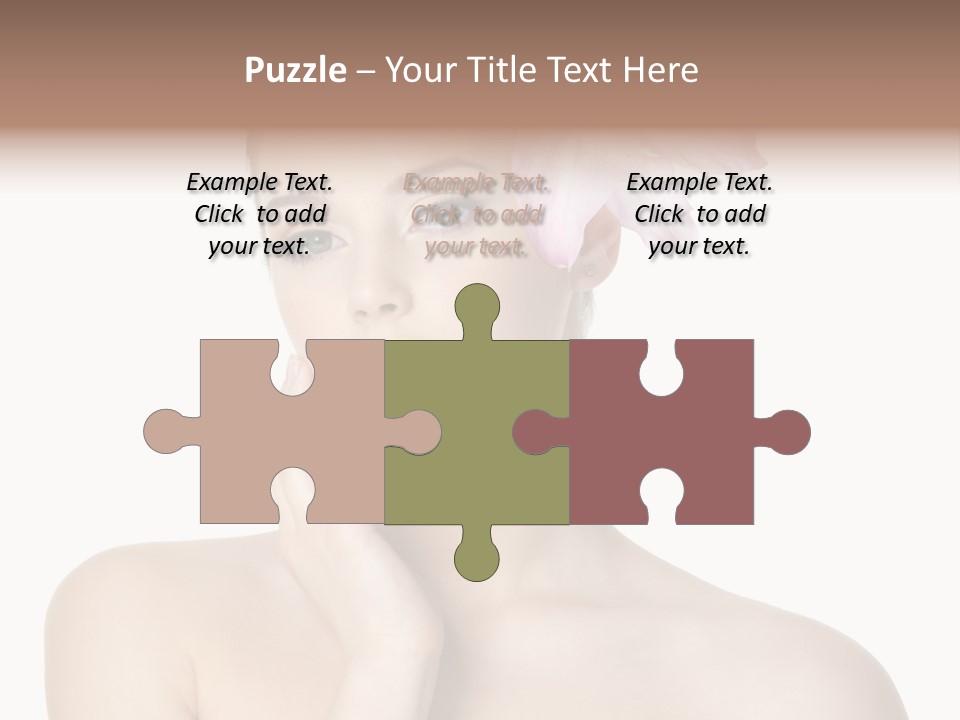 High Key Portrait White Background PowerPoint Template