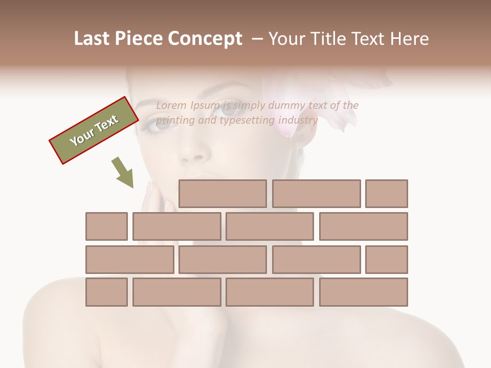 High Key Portrait White Background PowerPoint Template