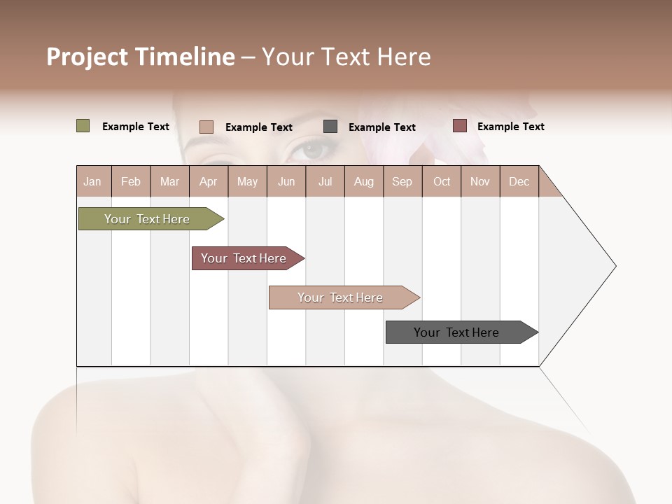 High Key Portrait White Background PowerPoint Template