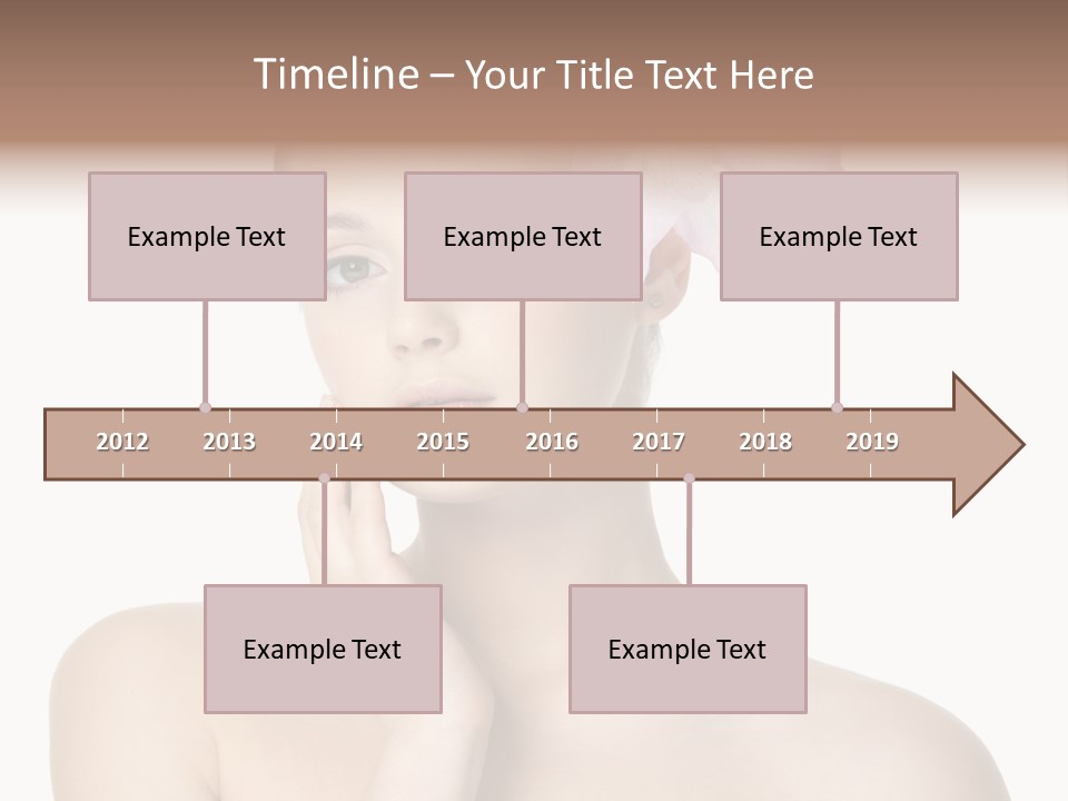 High Key Portrait White Background PowerPoint Template