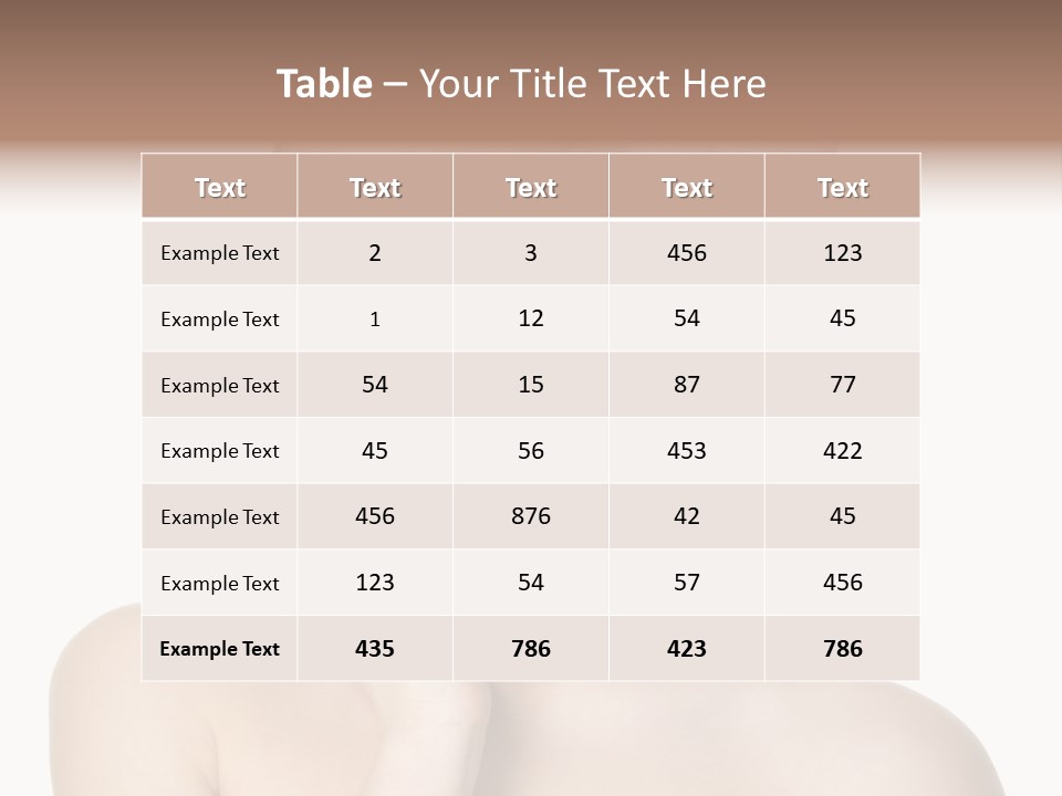 High Key Portrait White Background PowerPoint Template