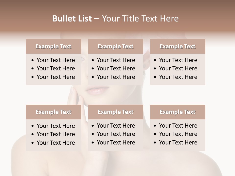 High Key Portrait White Background PowerPoint Template