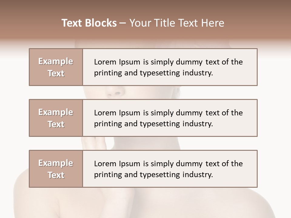 High Key Portrait White Background PowerPoint Template