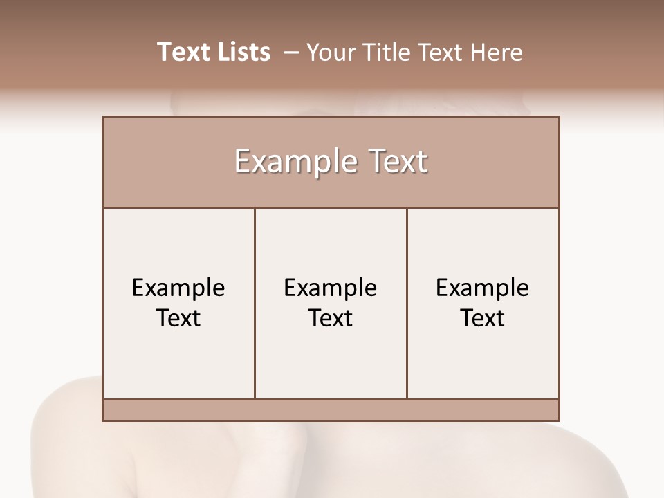 High Key Portrait White Background PowerPoint Template