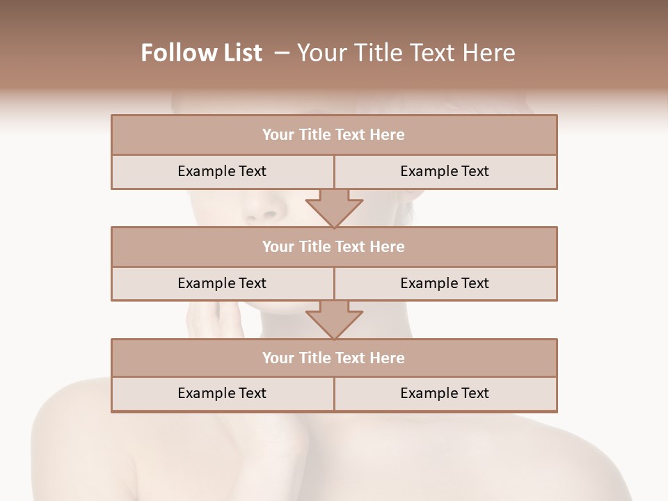 High Key Portrait White Background PowerPoint Template