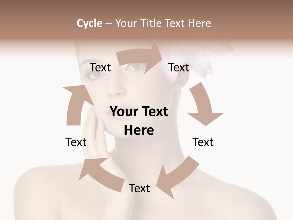 High Key Portrait White Background PowerPoint Template