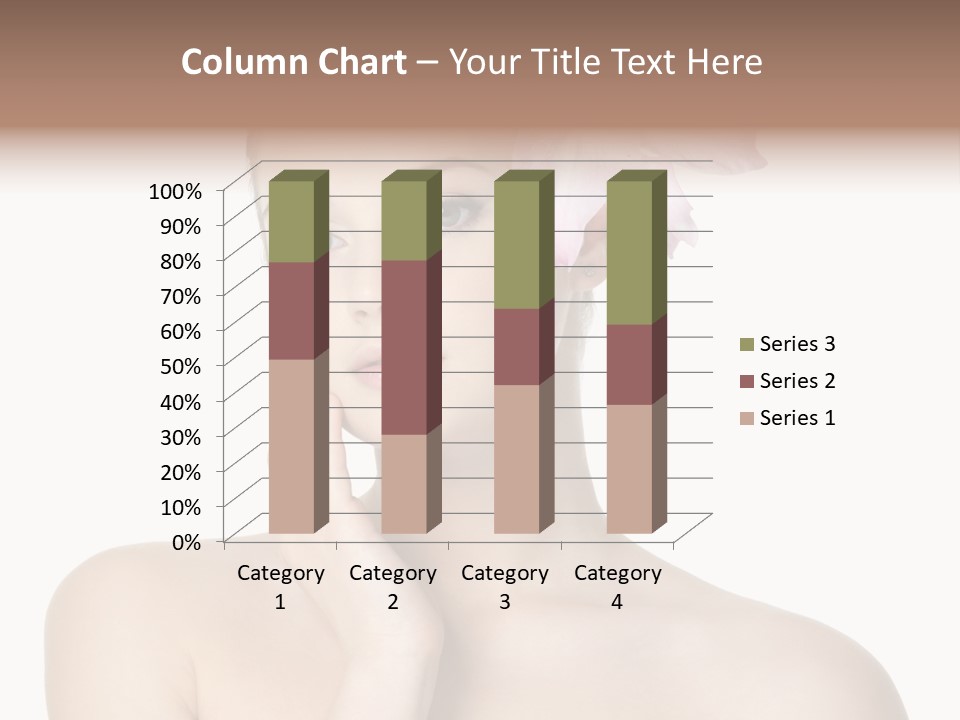 High Key Portrait White Background PowerPoint Template