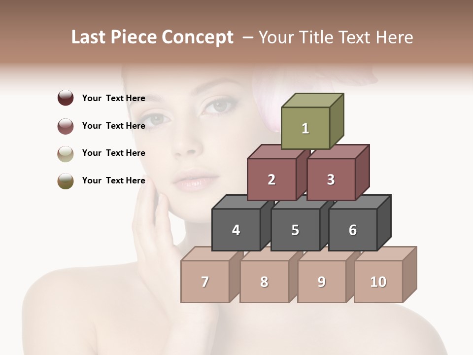 High Key Portrait White Background PowerPoint Template