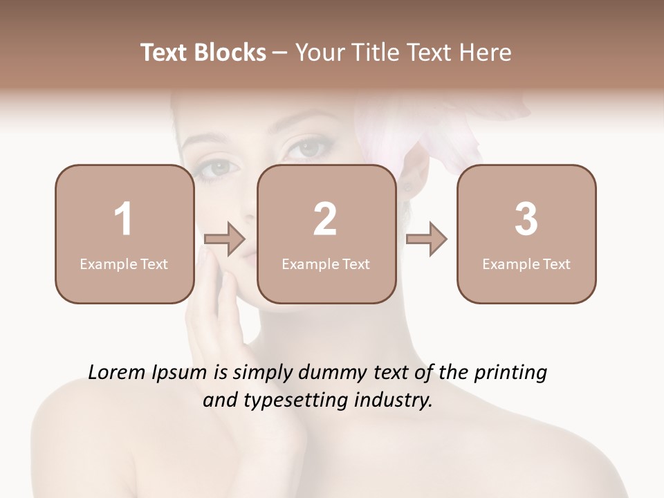 High Key Portrait White Background PowerPoint Template