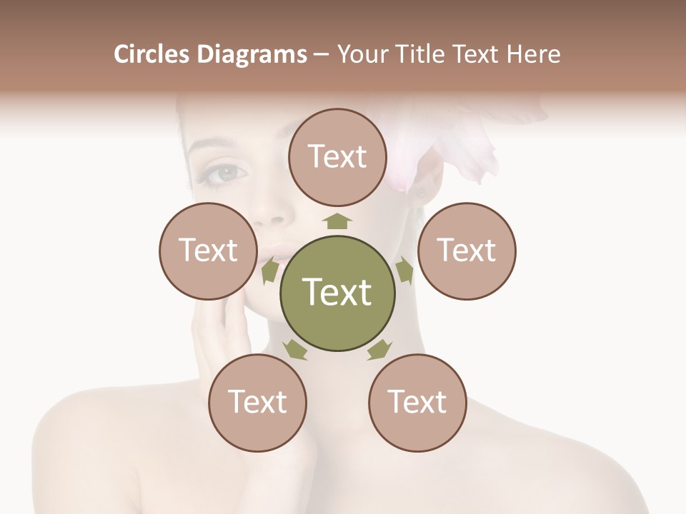 High Key Portrait White Background PowerPoint Template