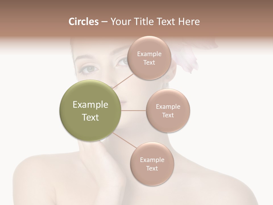 High Key Portrait White Background PowerPoint Template