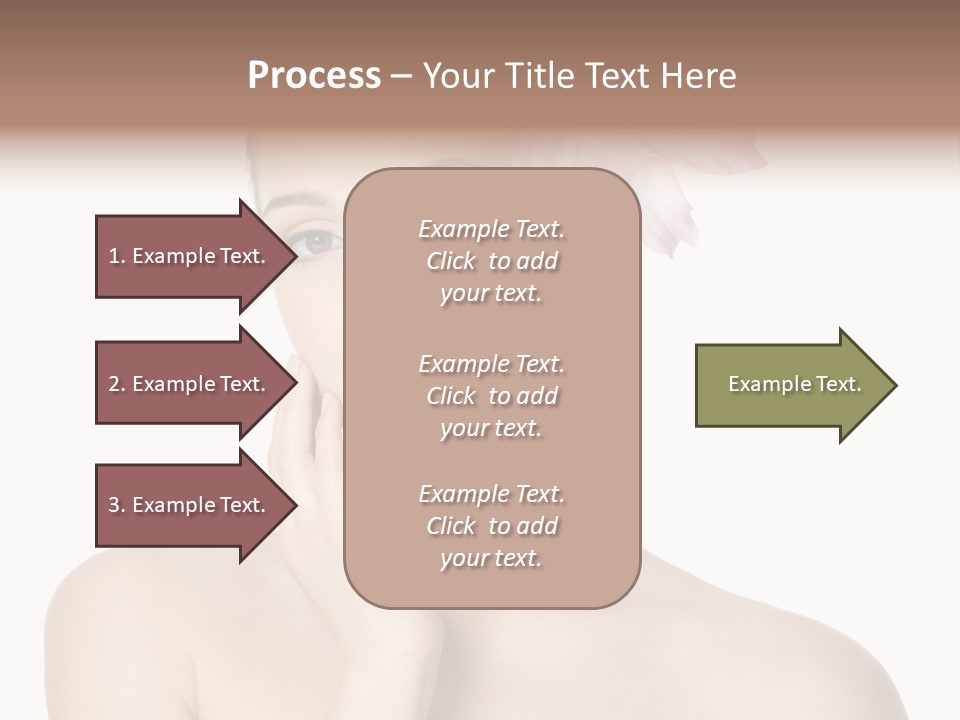 High Key Portrait White Background PowerPoint Template