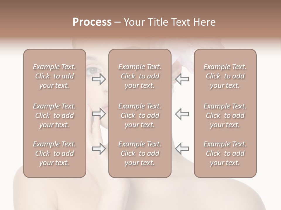 High Key Portrait White Background PowerPoint Template