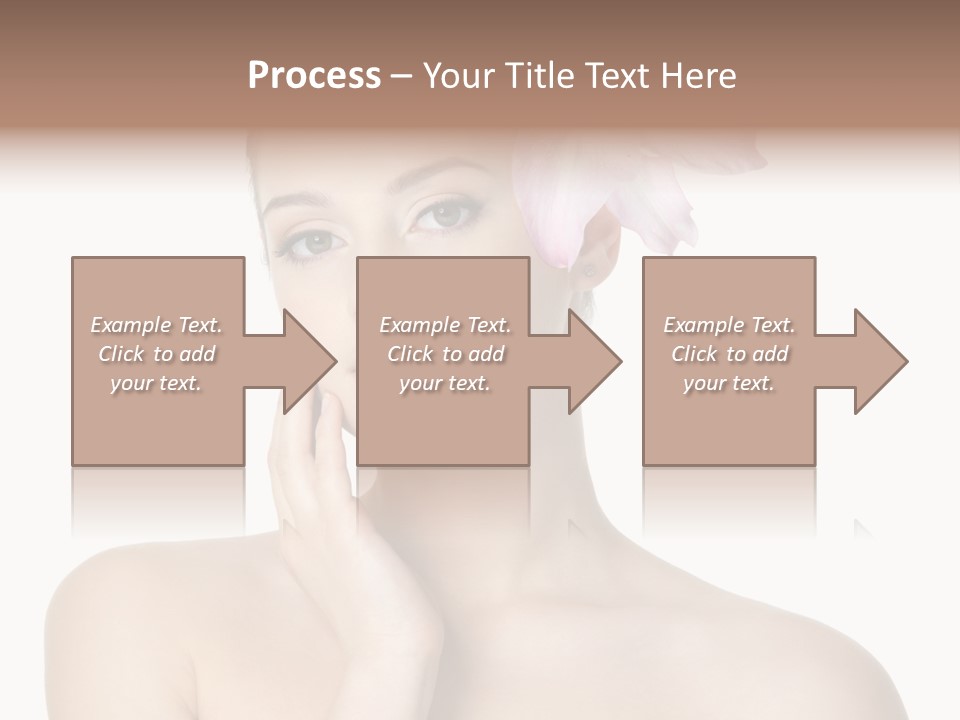 High Key Portrait White Background PowerPoint Template