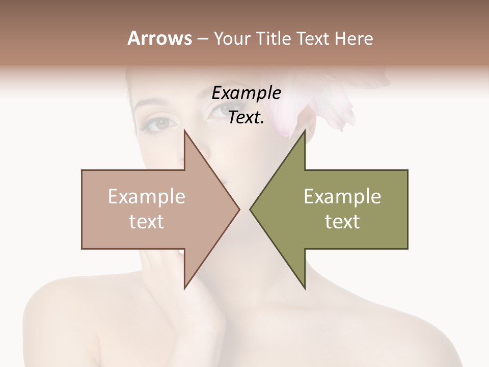 High Key Portrait White Background PowerPoint Template