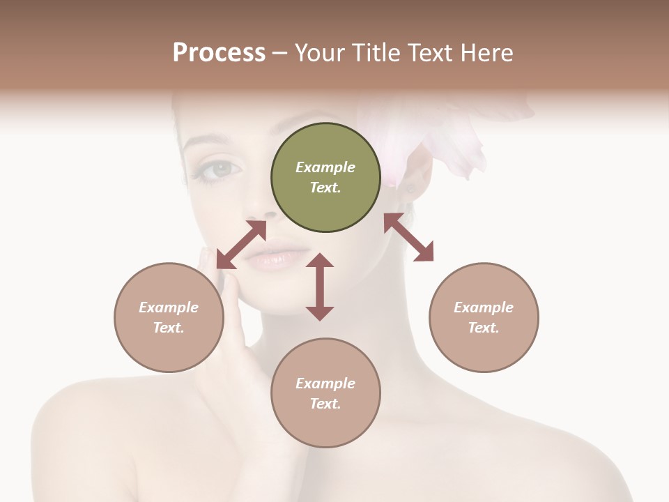 High Key Portrait White Background PowerPoint Template