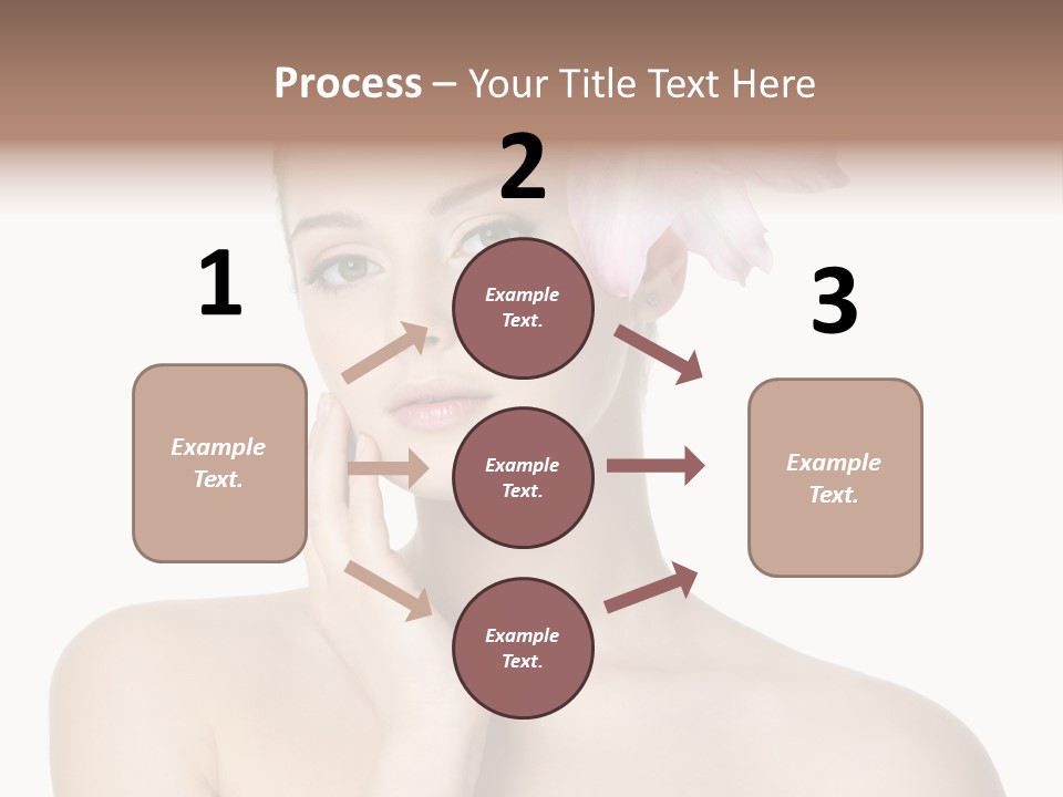 High Key Portrait White Background PowerPoint Template