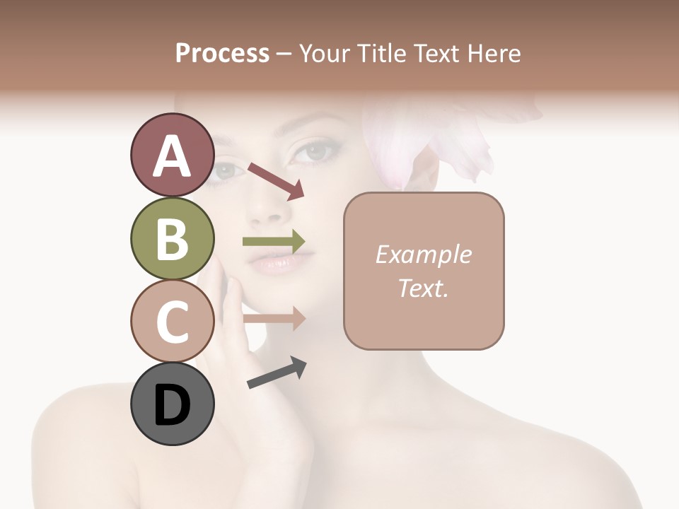 High Key Portrait White Background PowerPoint Template