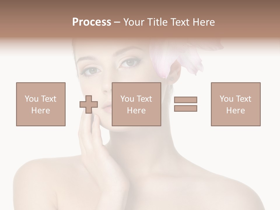 High Key Portrait White Background PowerPoint Template