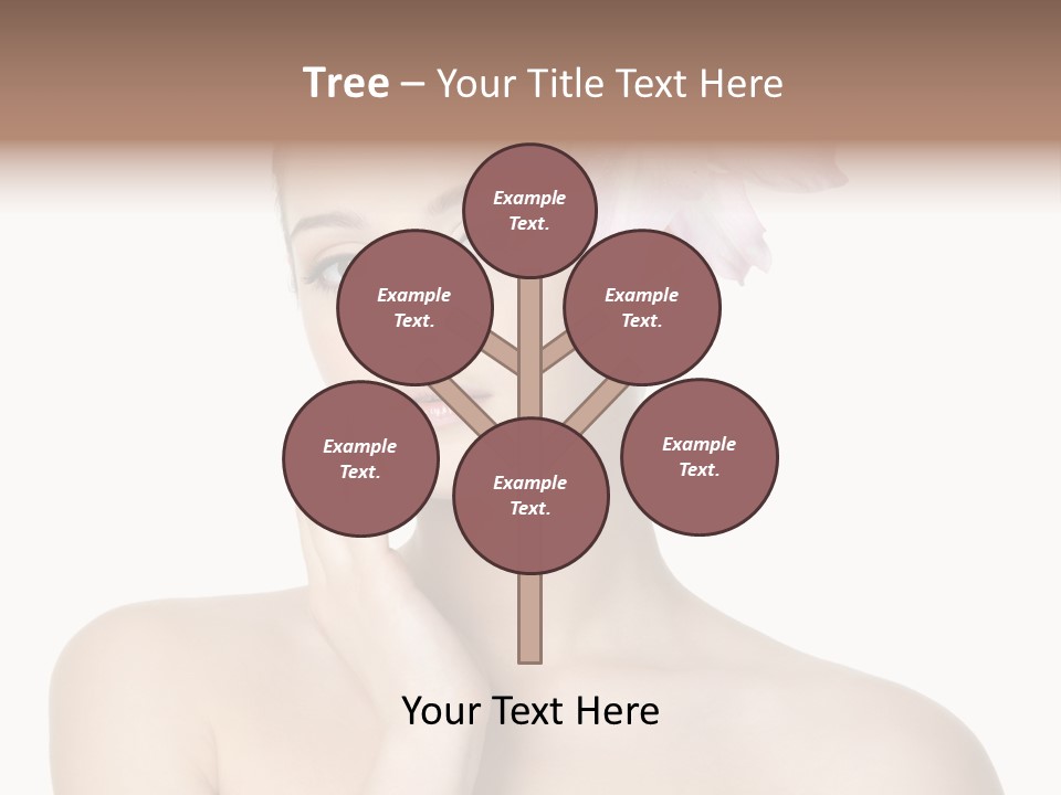 High Key Portrait White Background PowerPoint Template